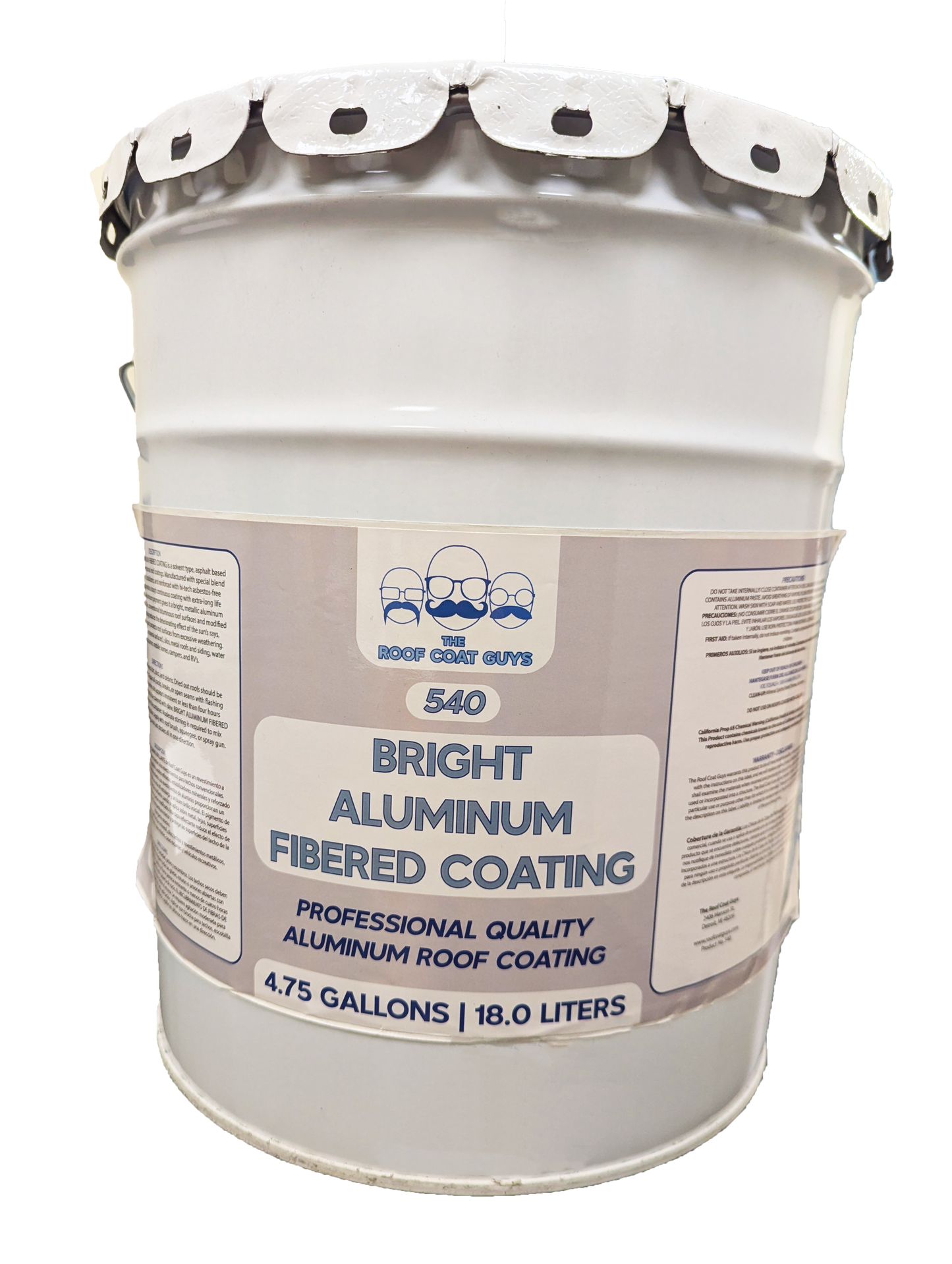 BRIGHT ALUMINUM Fibered Coating