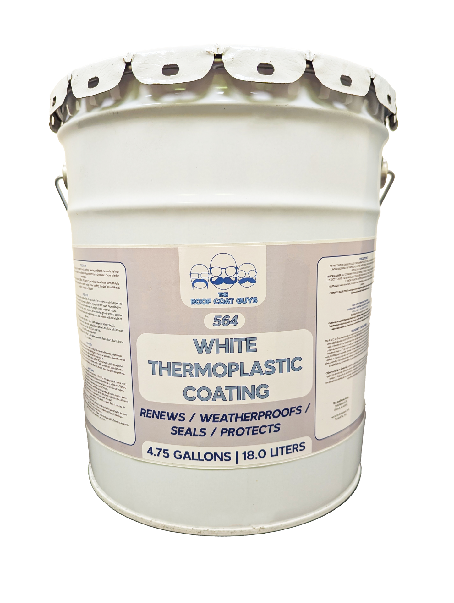 WHITE THERMOPLASTIC COATING