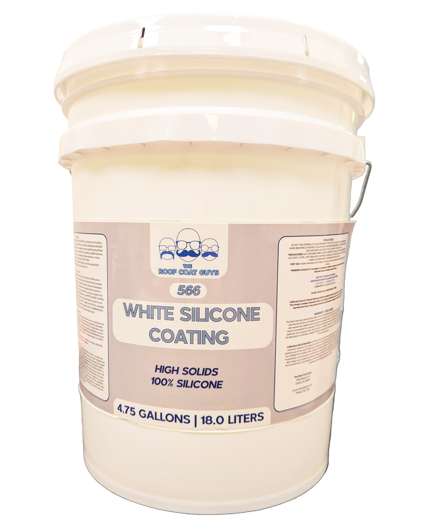 WHITE SILICONE COATING